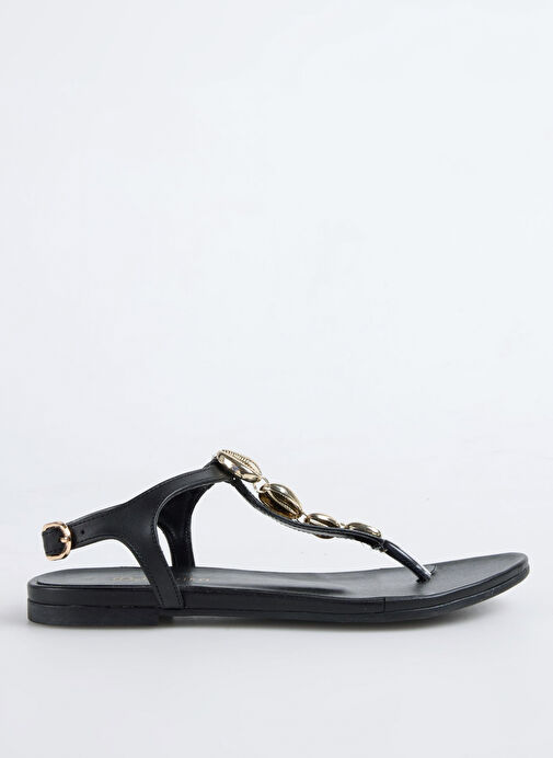 F By Fabrika Siyah Kadın Sandalet LULE - Görsel 2