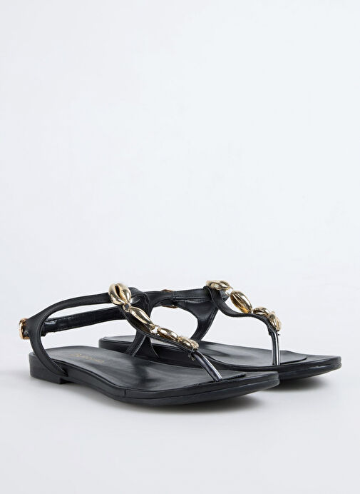 F By Fabrika Siyah Kadın Sandalet LULE - Görsel 3