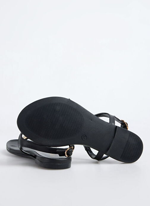 F By Fabrika Siyah Kadın Sandalet LULE - Görsel 5