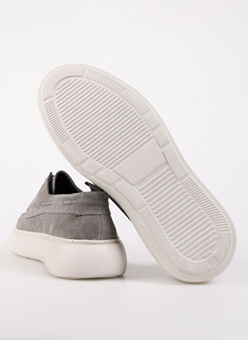 Cotton Bar Gri Erkek Süet Günlük Ayakkabı FARIS-GRAHAM - Görsel 7