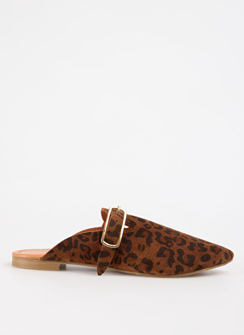 Vince Camuto Kahverengi Kadın Süet Terlik D-KASSANDRA LEOPAR - Görsel 2