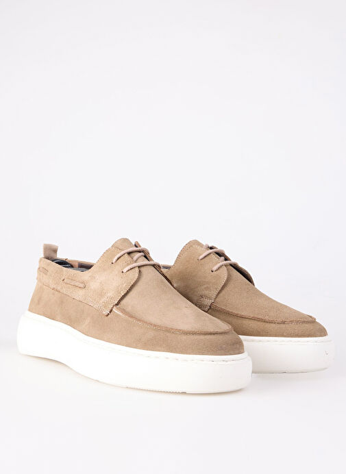 Cotton Bar Bej Erkek Süet Günlük Ayakkabı FARIS-GRAHAM - Görsel 3
