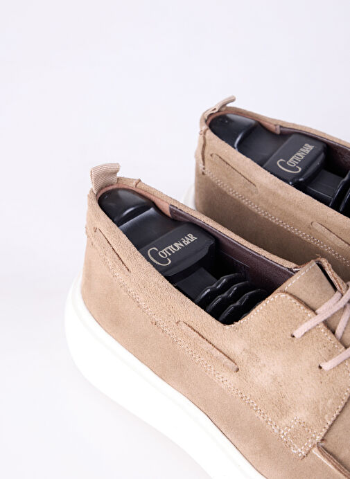Cotton Bar Bej Erkek Süet Günlük Ayakkabı FARIS-GRAHAM - Görsel 5