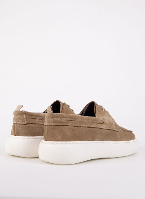 Cotton Bar Bej Erkek Süet Günlük Ayakkabı FARIS-GRAHAM - Görsel 6