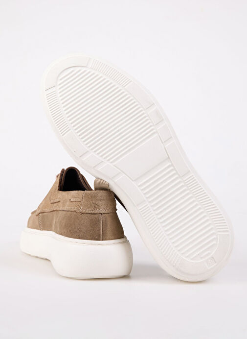 Cotton Bar Bej Erkek Süet Günlük Ayakkabı FARIS-GRAHAM - Görsel 7