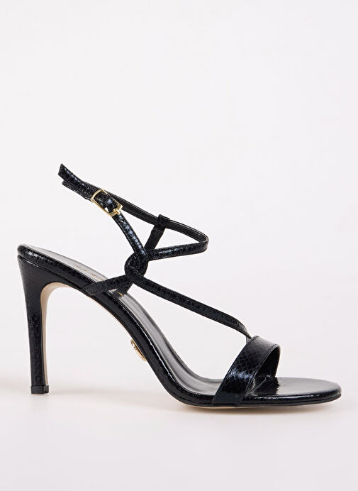 Fabrika Siyah Kadın Topuklu Ayakkabı BOBBIE - Görsel 2