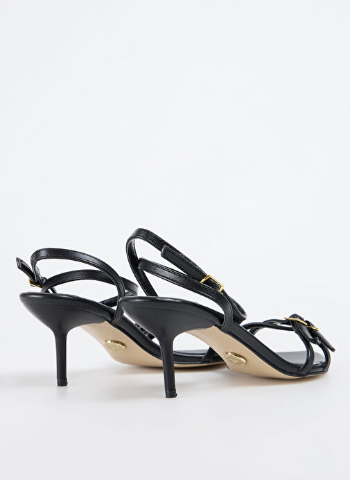 Fabrika Siyah Kadın Topuklu Ayakkabı ARLINE - Görsel 4