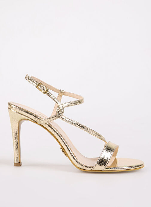 Fabrika Altın Kadın Topuklu Ayakkabı BOBBIE - Görsel 2