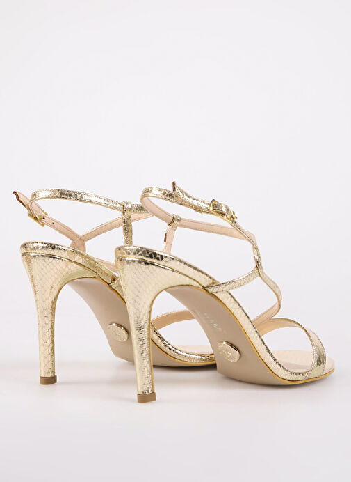 Fabrika Altın Kadın Topuklu Ayakkabı BOBBIE - Görsel 4