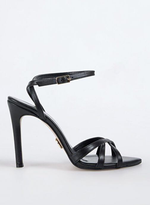Fabrika Siyah Kadın Topuklu Ayakkabı ARIEL - Görsel 2