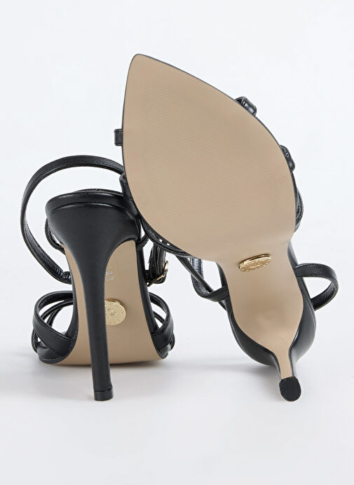 Fabrika Siyah Kadın Topuklu Ayakkabı ARIEL - Görsel 5