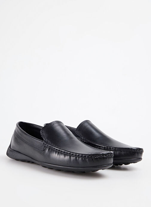 F By Fabrika Siyah Erkek Deri Günlük Ayakkabı ABEL - Görsel 3