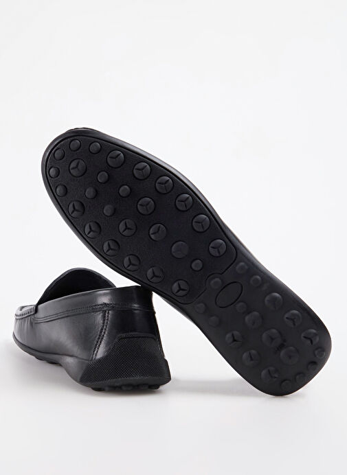 F By Fabrika Siyah Erkek Deri Günlük Ayakkabı ABEL - Görsel 5