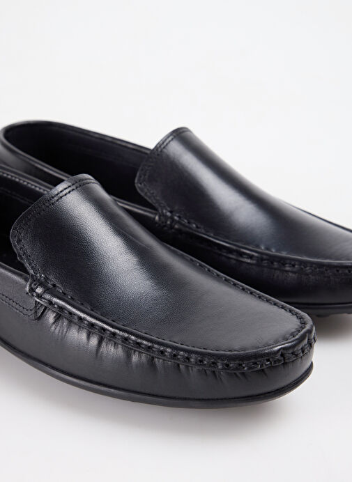 F By Fabrika Siyah Erkek Deri Günlük Ayakkabı ABEL - Görsel 6