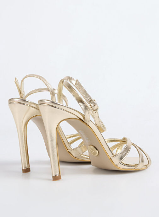 Fabrika Altın Kadın Topuklu Ayakkabı ARIEL - Görsel 4