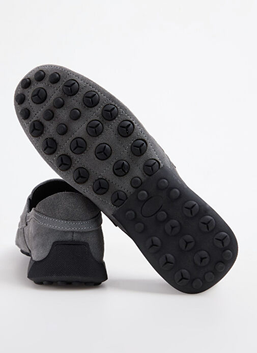 F By Fabrika Gri Erkek Deri Günlük Ayakkabı ARDO-SUED - Görsel 5