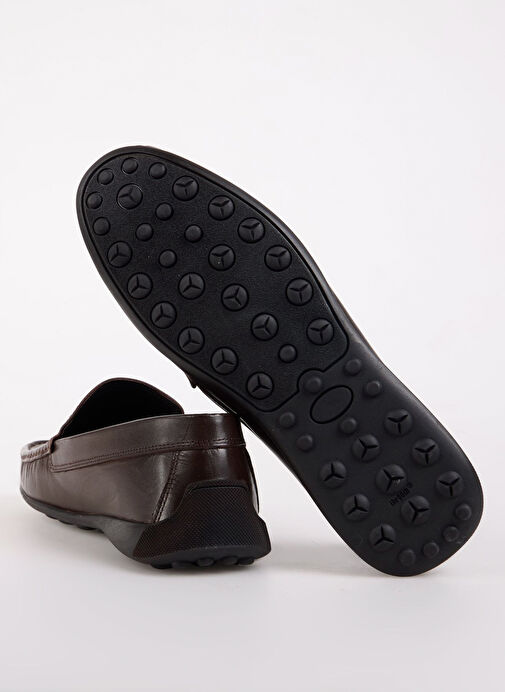 F By Fabrika Kahverengi Erkek Deri Günlük Ayakkabı ABEL - Görsel 5