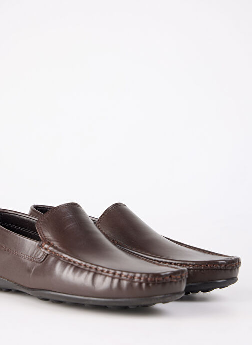 F By Fabrika Kahverengi Erkek Deri Günlük Ayakkabı ABEL - Görsel 6