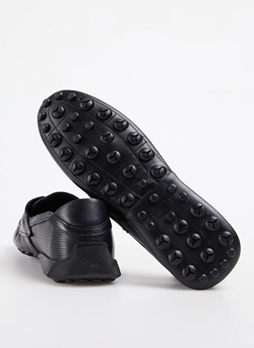 F By Fabrika Siyah Erkek Deri Günlük Ayakkabı ARDO - Görsel 5