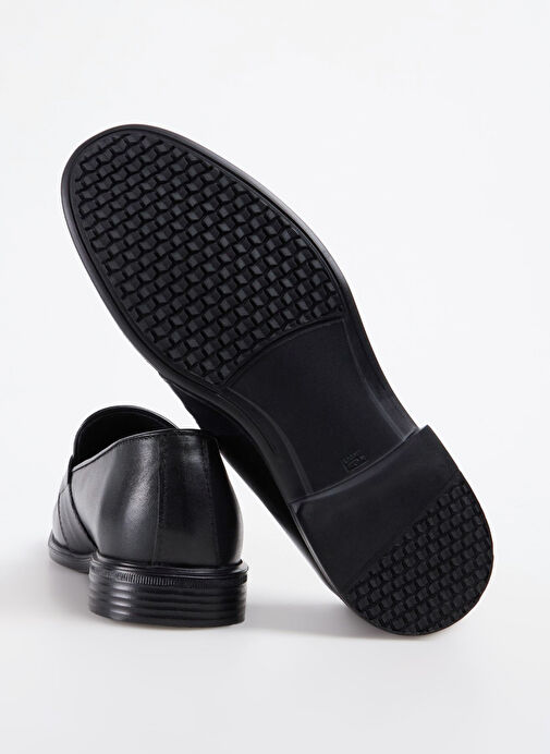 F By Fabrika Siyah Erkek Deri Günlük Ayakkabı HAGEN - Görsel 5