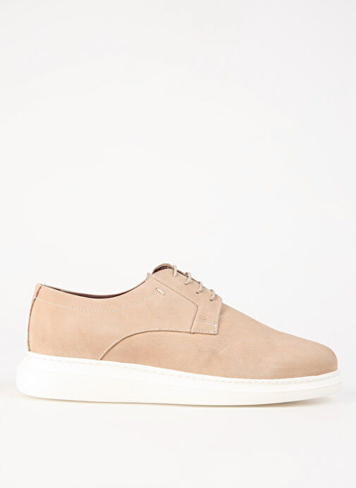 Cotton Bar Bej Erkek Deri Günlük Ayakkabı ROSCOE - Görsel 2