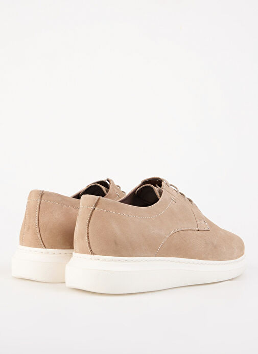 Cotton Bar Bej Erkek Deri Günlük Ayakkabı ROSCOE - Görsel 4