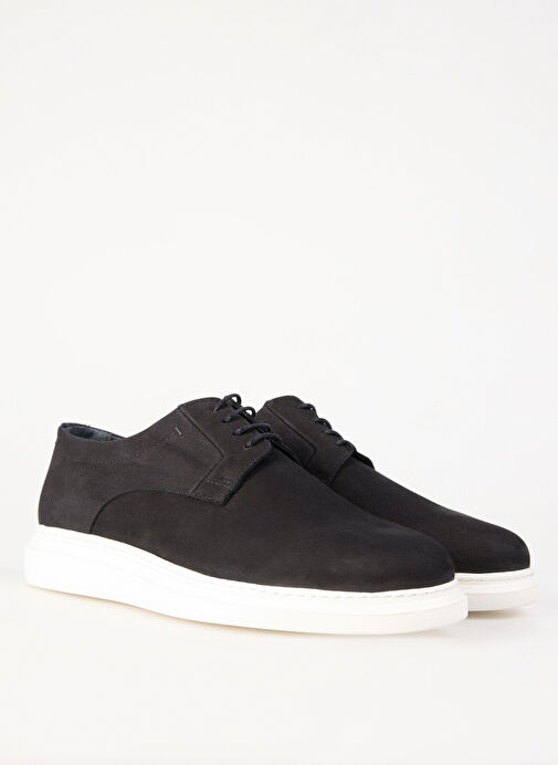 Cotton Bar Siyah Erkek Deri Günlük Ayakkabı ROSCOE - Görsel 3