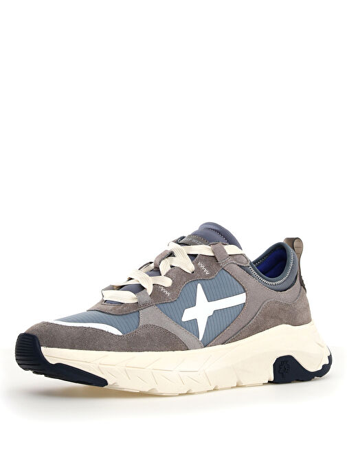 W6YZ Gri-Beyaz Erkek Sneaker NEXT - Görsel 4