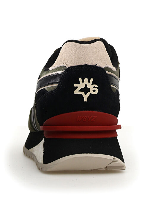 W6YZ Haki-Siyah Erkek Sneaker YAK - Görsel 6