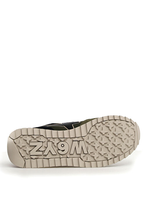W6YZ Haki-Siyah Erkek Sneaker YAK - Görsel 7