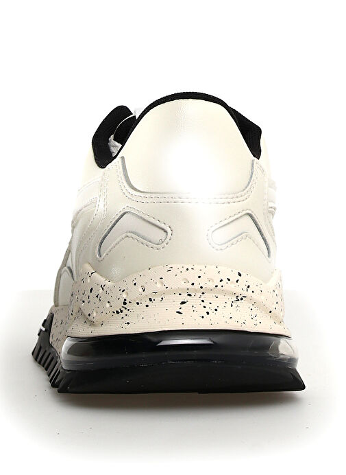 W6YZ Beyaz Erkek Deri Sneaker BREEZE 3 - Görsel 6
