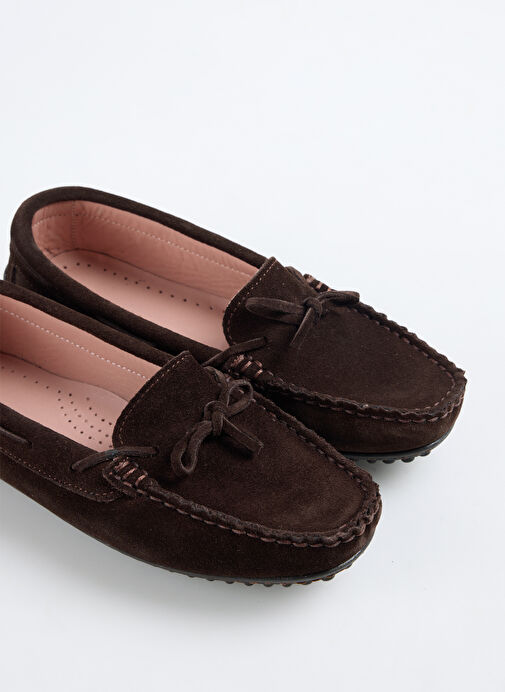 Fabrika Kahverengi Kadın Deri Loafer D-RARON - Görsel 6