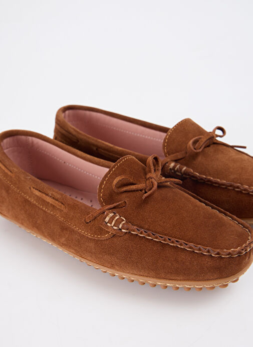 Fabrika Taba Kadın Deri Loafer D-RARON - Görsel 6