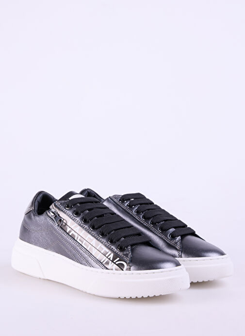 Valentino Gümüş Kadın Deri Sneaker 91S3902LAM - Görsel 3