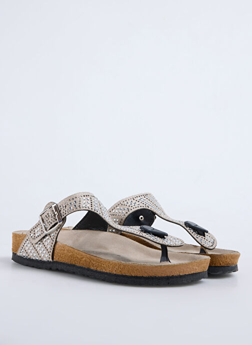 F By Fabrika Bej Kadın Terlik RUNA - Görsel 3
