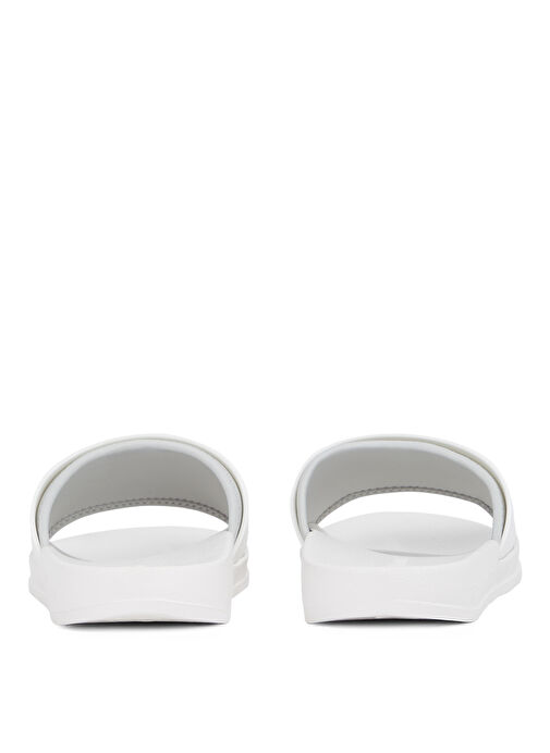 Calvin Klein Beyaz Erkek Plaj Terliği SLIDE MONOGRAM TPU - Görsel 6