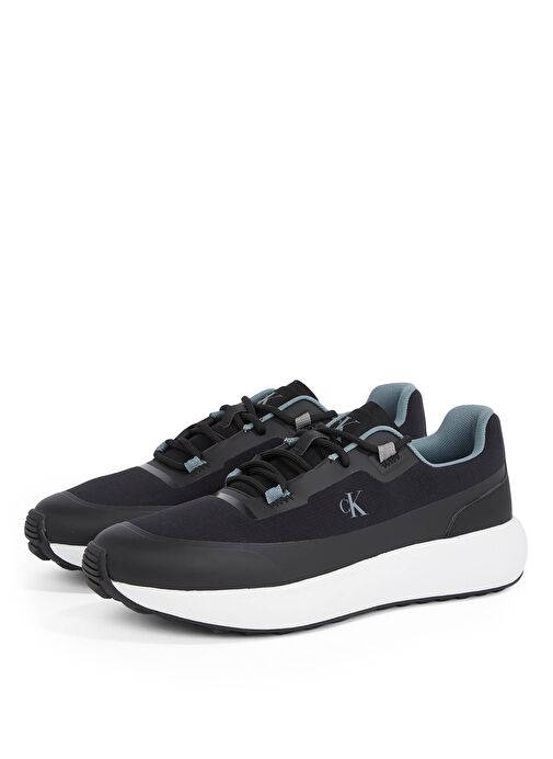 Calvin Klein Siyah Erkek Sneaker ATHLEISURE RUNNER TECH RIPSTOP - Görsel 4