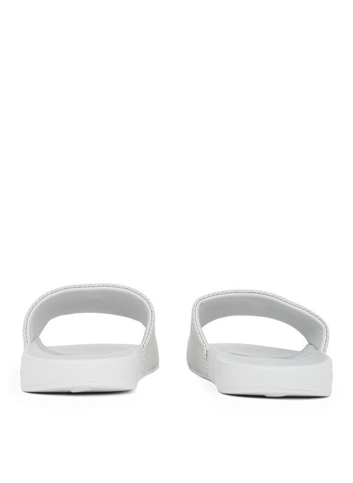 Calvin Klein Beyaz Erkek Plaj Terliği SLIDE AOP PRINT - Görsel 6