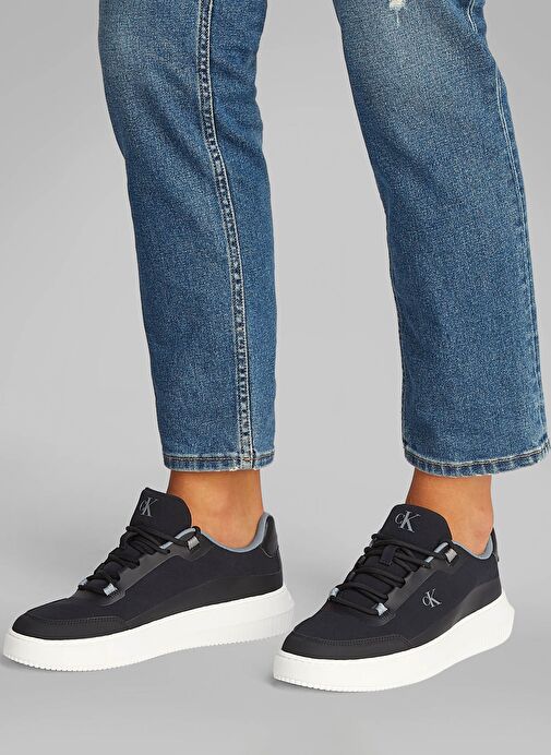 Calvin Klein Siyah Erkek Sneaker CHUNKY CUPSOLE TECH RIPSTOP - Görsel 7