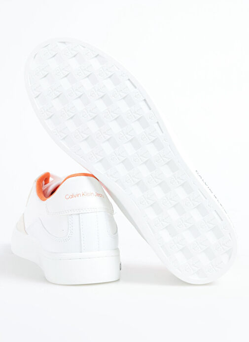 Calvin Klein Ekru Erkek Sneaker CLASSIC CUPSOLE SU SOFTNY - Görsel 5