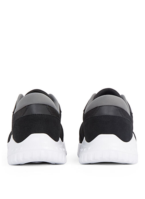 Calvin Klein Siyah - Beyaz Erkek Deri Sneaker EVA RUNNER LOW MG WMM - Görsel 6