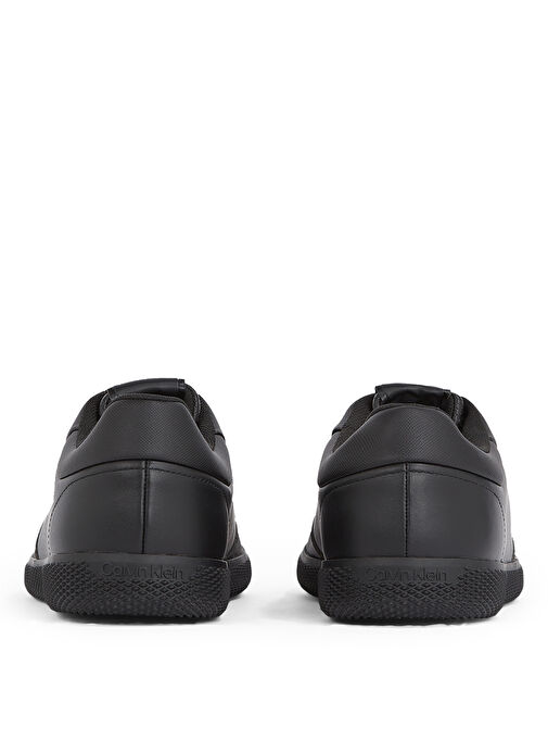 Calvin Klein Siyah Erkek Deri Sneaker LOW TOP LACE UP LTH - Görsel 6