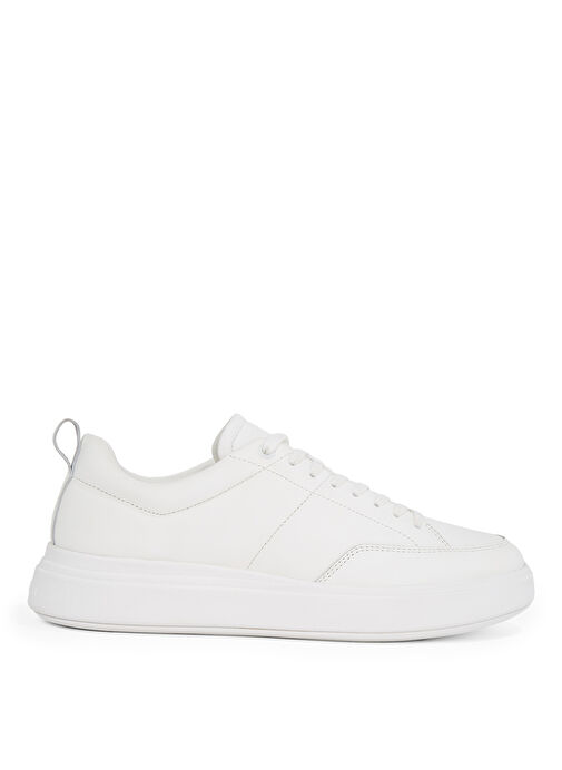 Calvin Klein Calvin Klein Beyaz Erkek Deri Sneaker LOW TOP LACE UP BSKT PAD | Boyner Beyaz - 2. görsel