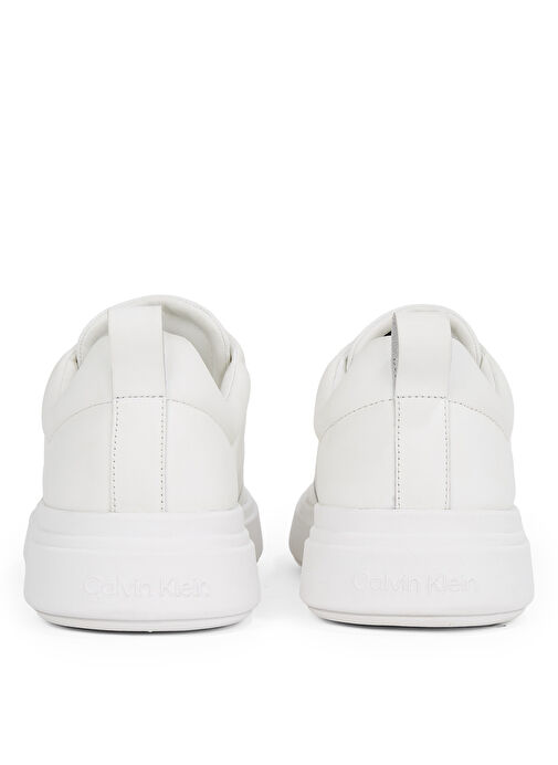 Calvin Klein Calvin Klein Beyaz Erkek Deri Sneaker LOW TOP LACE UP BSKT PAD | Boyner Beyaz - 6. görsel