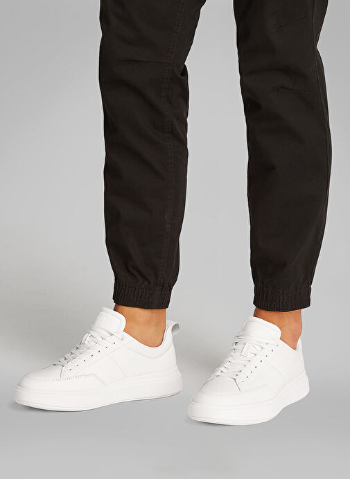 Calvin Klein Calvin Klein Beyaz Erkek Deri Sneaker LOW TOP LACE UP BSKT PAD | Boyner Beyaz - 7. görsel