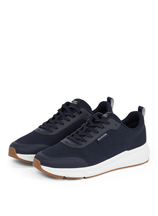 Tommy Hilfiger Tommy Hilfiger Lacivert Erkek Sneaker LIGHTWEIGHT MODERN KNIT RUNNER | Boyner Lacivert - 4. görsel