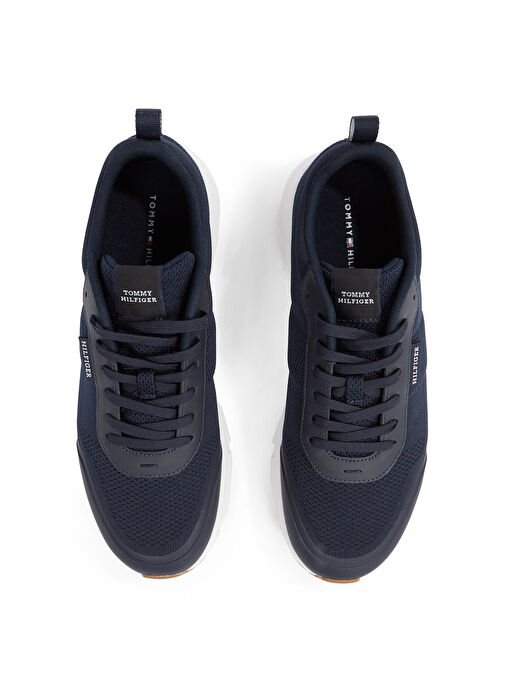 Tommy Hilfiger Tommy Hilfiger Lacivert Erkek Sneaker LIGHTWEIGHT MODERN KNIT RUNNER | Boyner Lacivert - 5. görsel