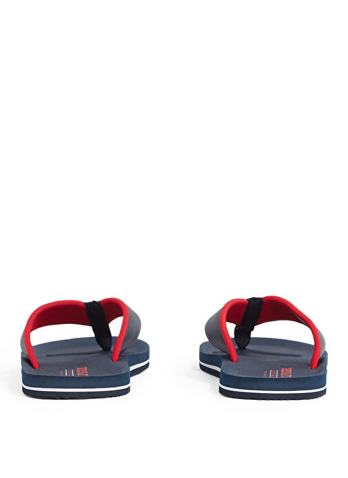 Tommy Hilfiger Lacivert Erkek Plaj Terliği PADDED COMFORT HILFIGER B SANDAL - Görsel 6