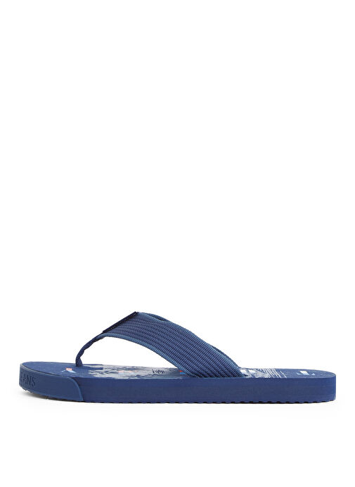 Tommy Hilfiger Lacivert Erkek Plaj Terliği TJM ELEVATED BEACH SANDAL - Görsel 3