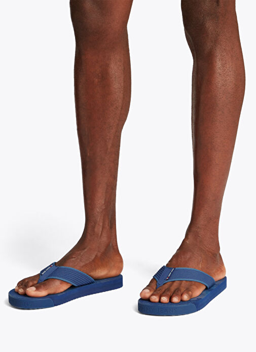Tommy Hilfiger Lacivert Erkek Plaj Terliği TJM ELEVATED BEACH SANDAL - Görsel 7